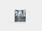 Dad te amamos taza