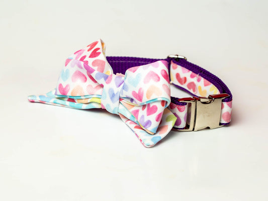Collar FC Corazones acuarela