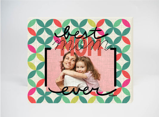 MDF Best mom ever personalizado