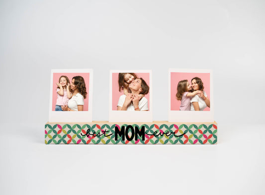 Wood Polaroid Best Mom Ever