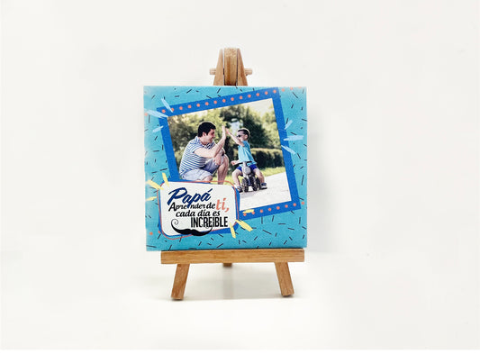 Mini canvas con caballete