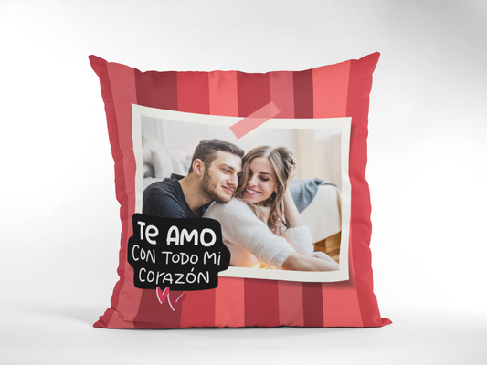 Cojin Te amo con todo mi Corazón