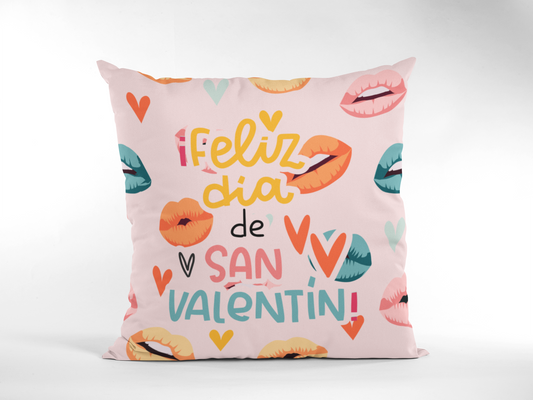Cojin Feliz Dia San Valentin