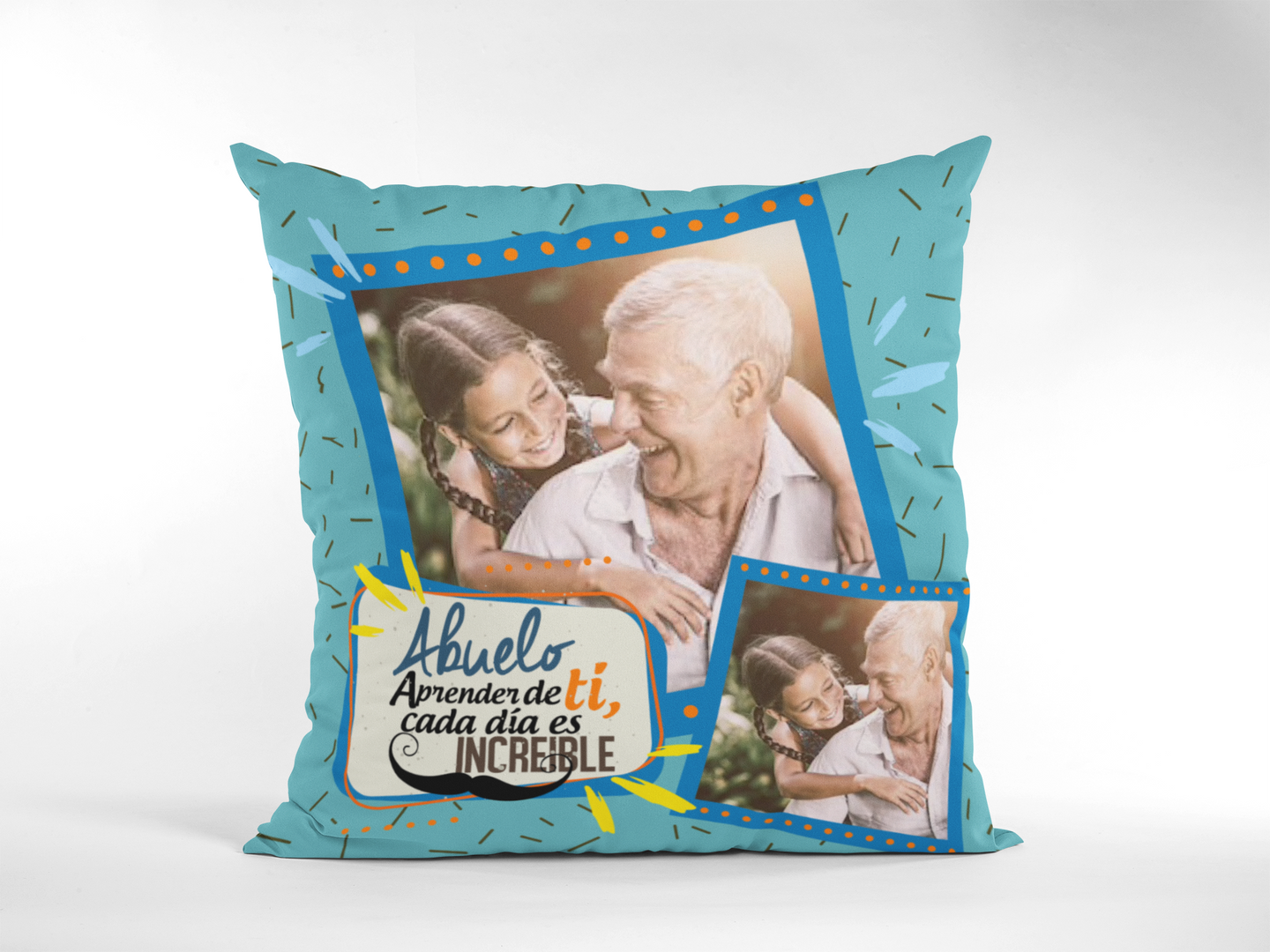 Aprender de ti abuelo cojin