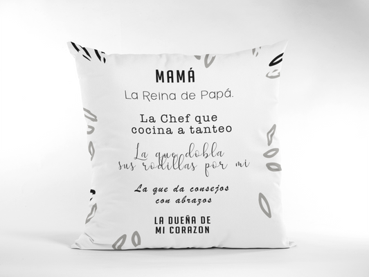 Cojin Mamá Mensaje