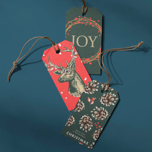 Tags Navideños impresos