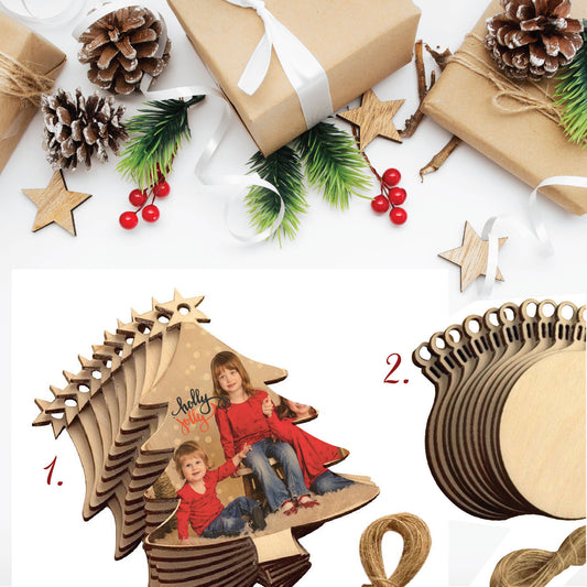 Christmas Wood Ornaments